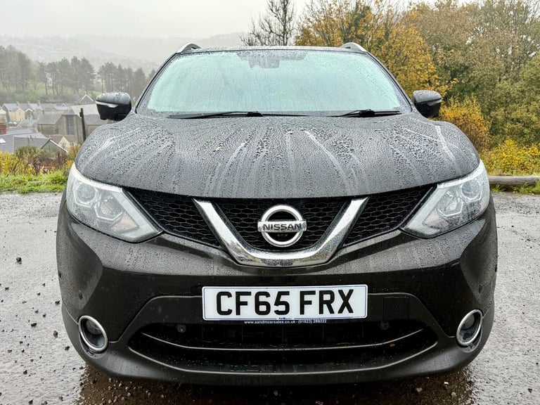 2016 NISSAN QASHQAI 1.5 DCI TEKNA 5DR BLACK PAN-ROOF HEATED LEATHER DIESEL