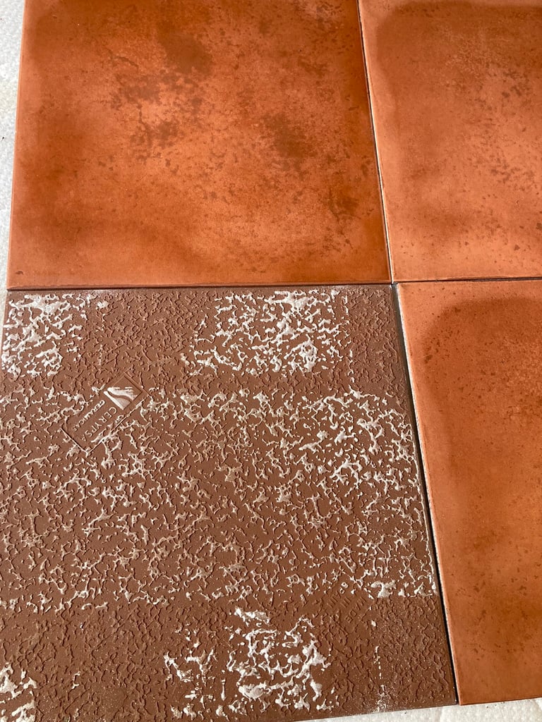 Terracotta tiles 