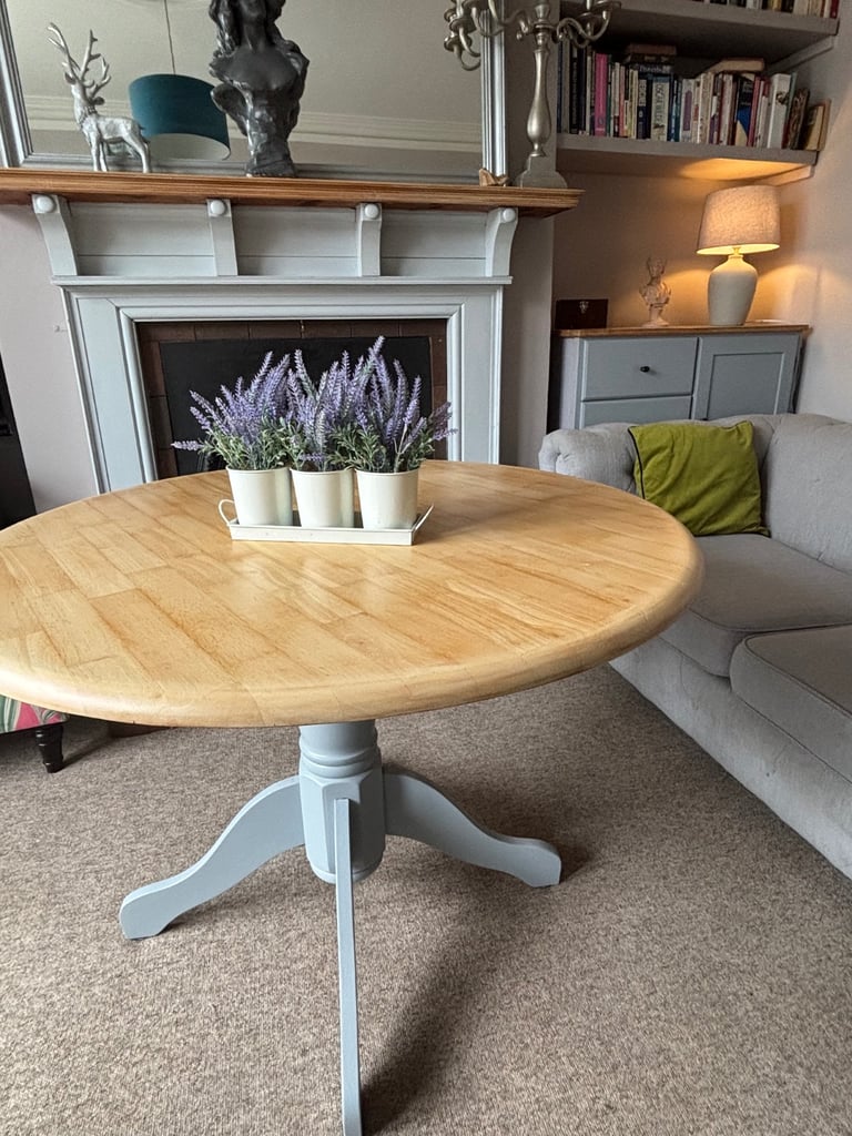 image for Solid Beech Round Dining Table