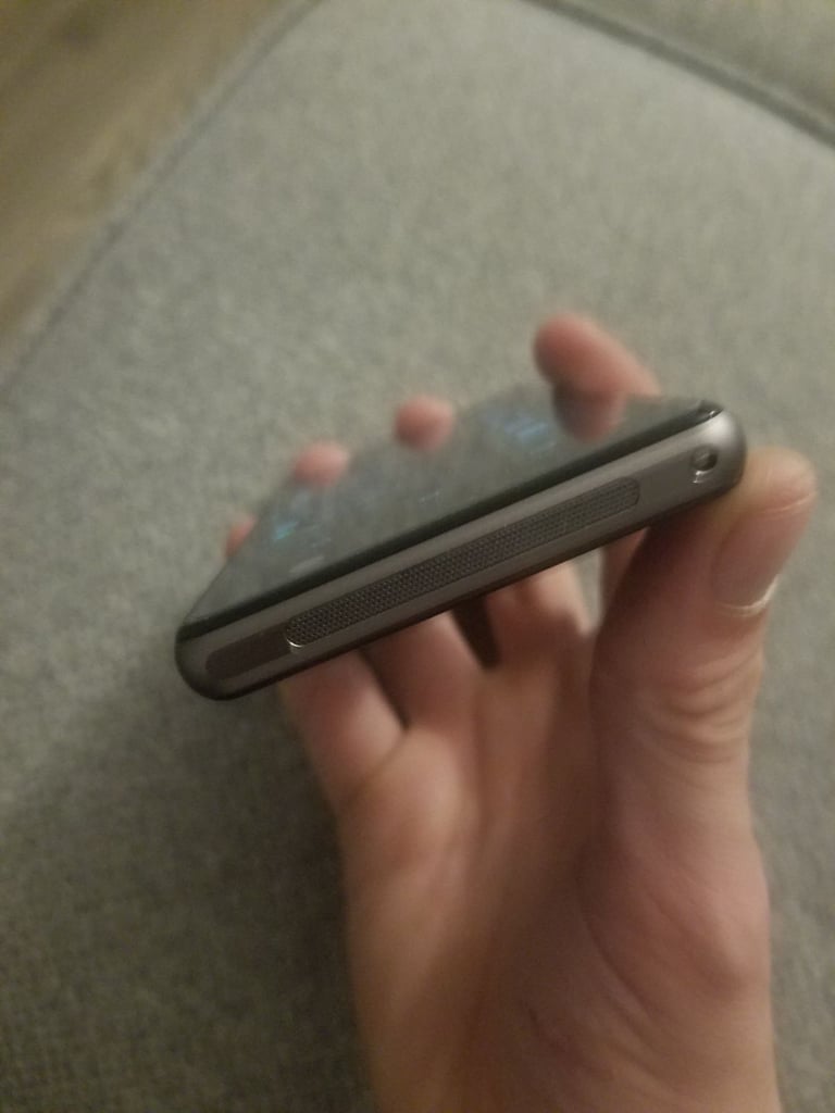 Black sony mobile with charger