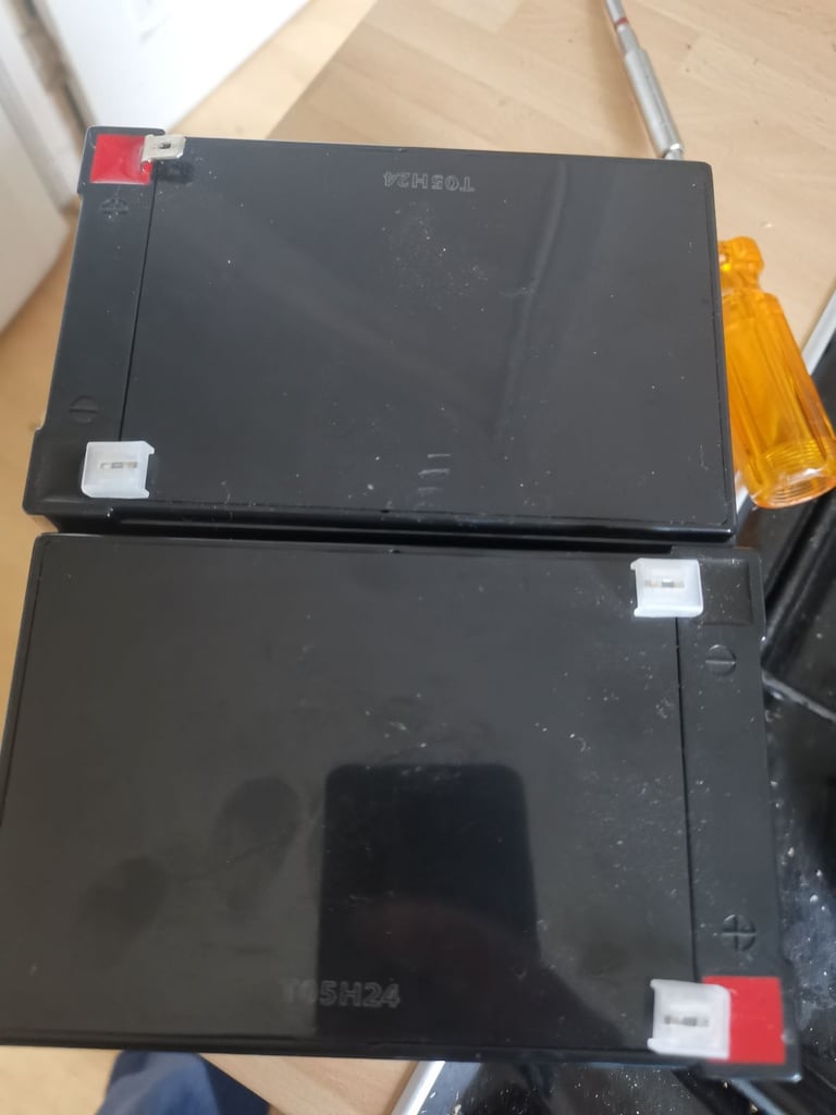 image for 2 x 12v 15AH Mobility Scooter Batteries Upgrade 12AH Mobility Scooter Batteries