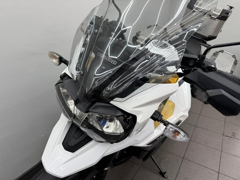TRIUMPH TIGER EXPLORER XR 2016 65 REG 15,518 MILES WHITE USED MOTORCYCLE 1215CC