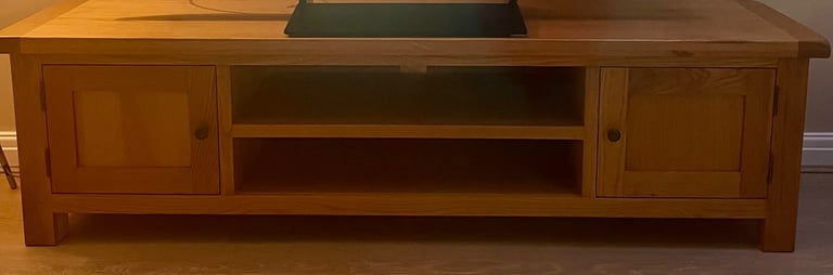 Real oak TV cabinet