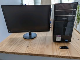 Advent computer and AOC monitor 