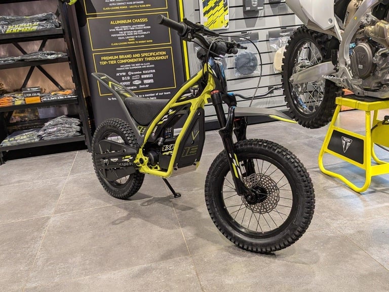 TRIUMPH TXP-16 POWERED BY OSET - IN STOCK - ELECTRIC TRIALS MX BIKE