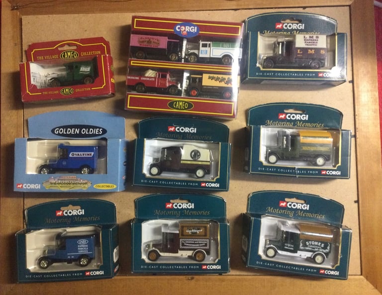 Corgi motoring memories and other vans