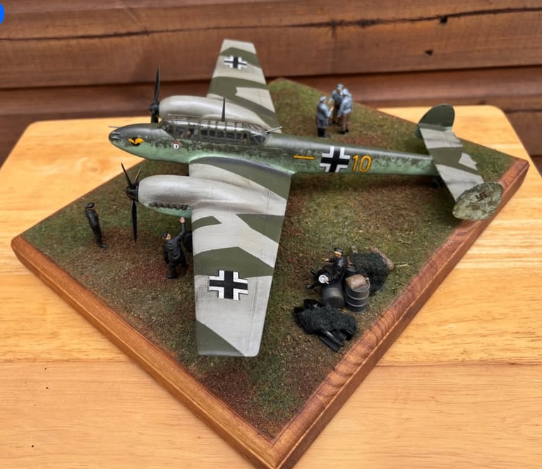 image for Handmade Model Aircraft Dioramas (prices in description)