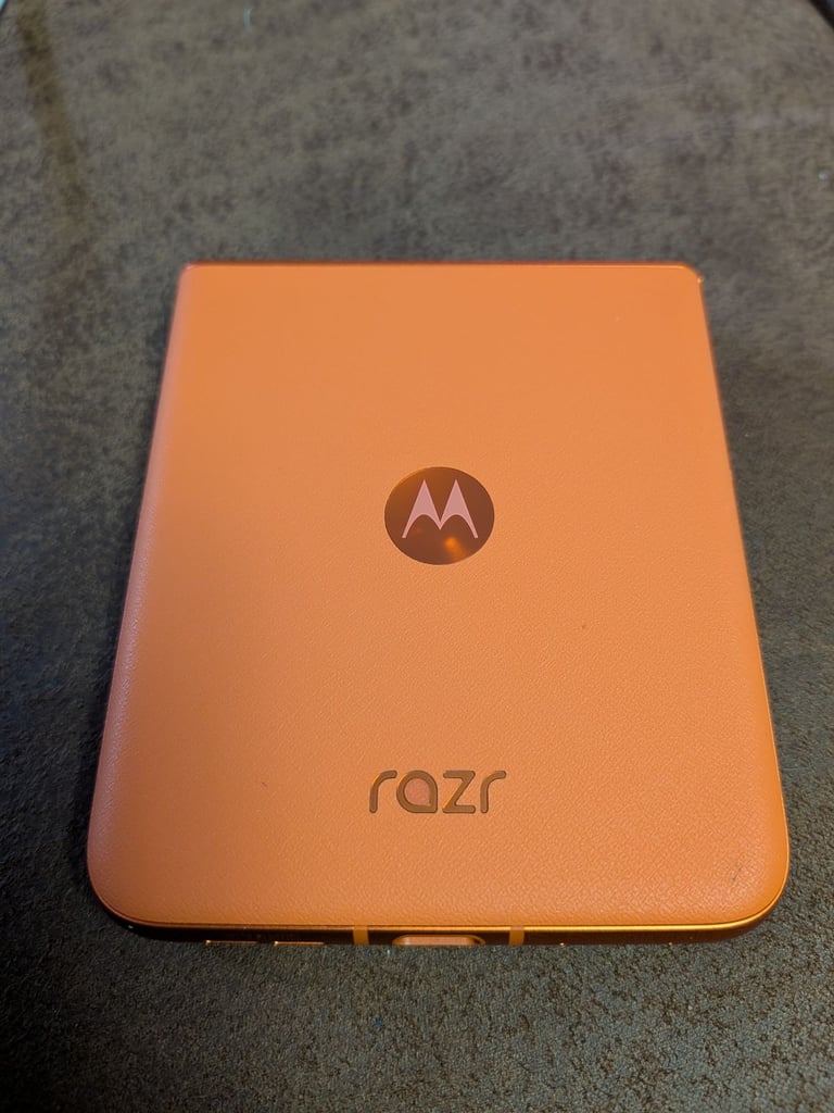 Motorola RAZR 50 orange mint condition in box 