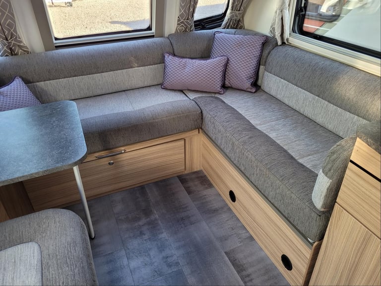 Bailey Pegasus Grande SE Brindisi 2023 Single Axle 4 Berth - 8FT Wide, Fixed Bed