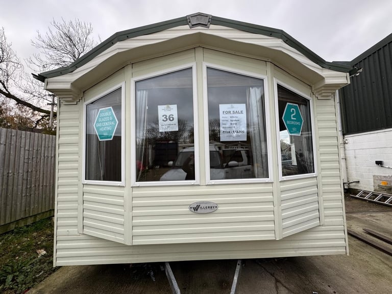 2 Bed Willerby Static Caravan- DG, CH, Ensuite - Offsite Sale for Private Land