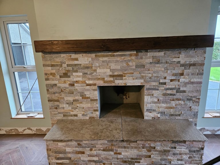 Wooden Mantels Fireplace Beam Shelving 