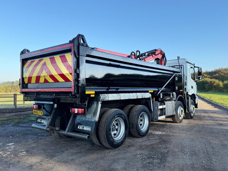 Mercedes-Benz Arocs Tipper Grab Lorry 2019 ( 69 ) Palfinger Epsilon Crane
