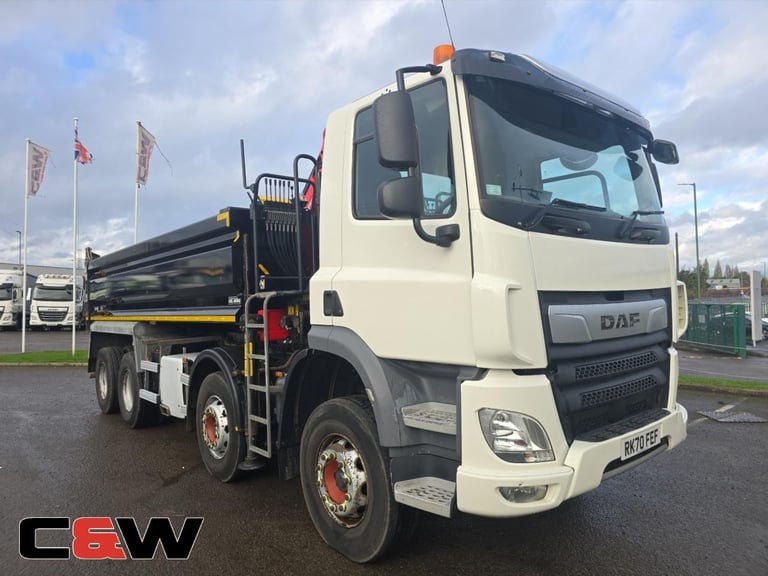 2020 (70) DAF FAD CF450 8x4 Tipper Grab - 160000Kms