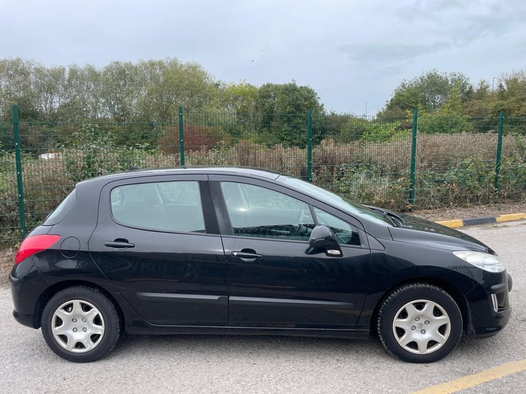 PEUGEOT 308 1.6 HDI S 10 REG BLACK 5 DOOR MOT JULY 27TH 2026 TAX £35 SERVICE HISTORY 60+MPG
