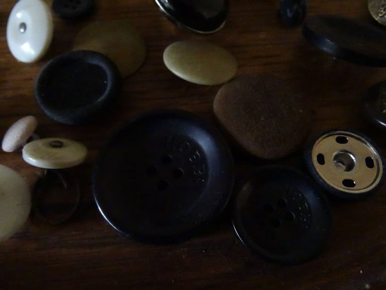 Vintage Buttons - various 1940s - 1990s - bundle as seen