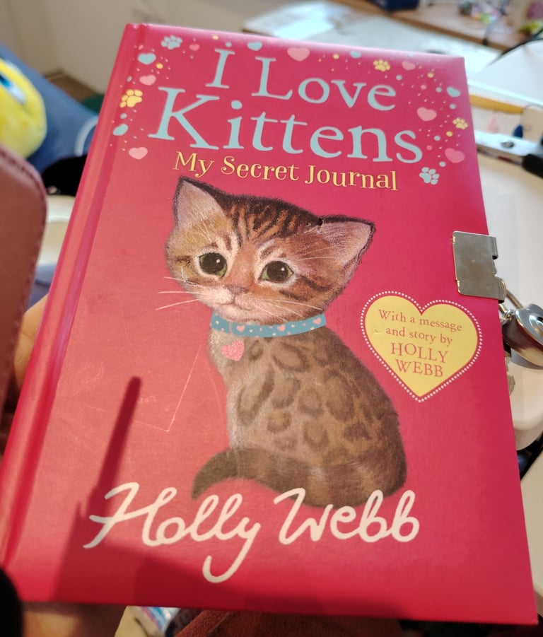 I Love Kittens My Secret Diary with heart lock Holly Webb