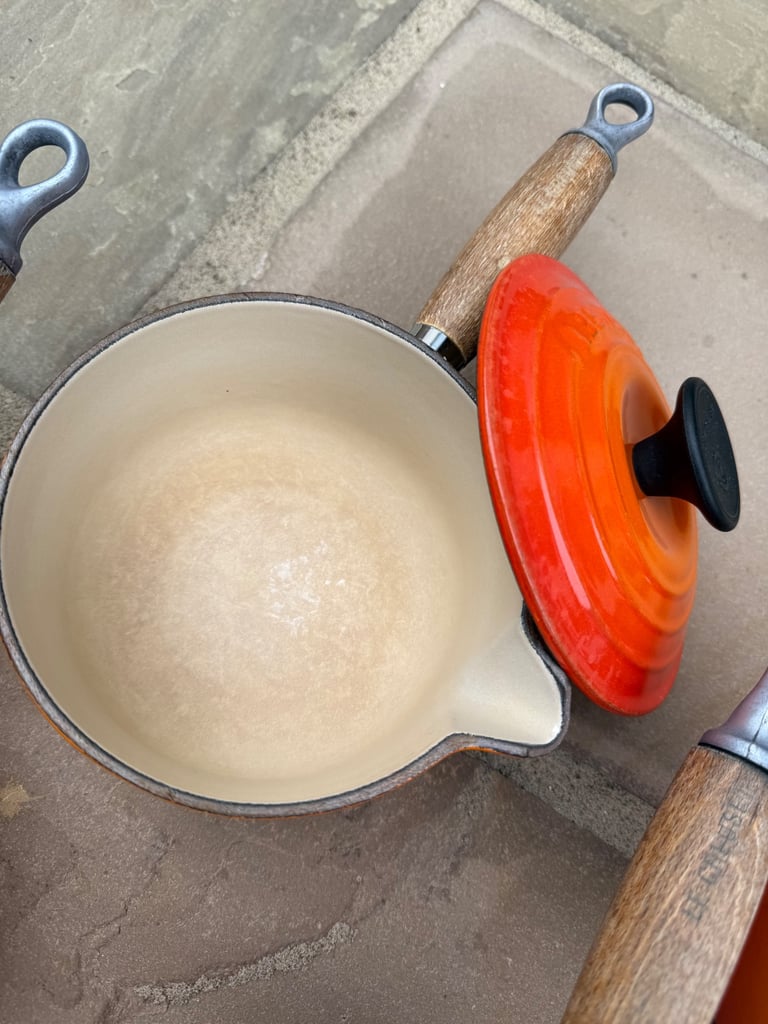 Le Creuset - set of 5 saucepans 