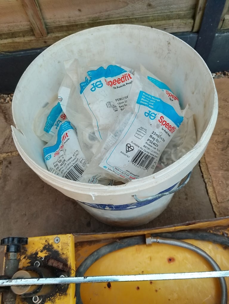 Plumbers test bucket 