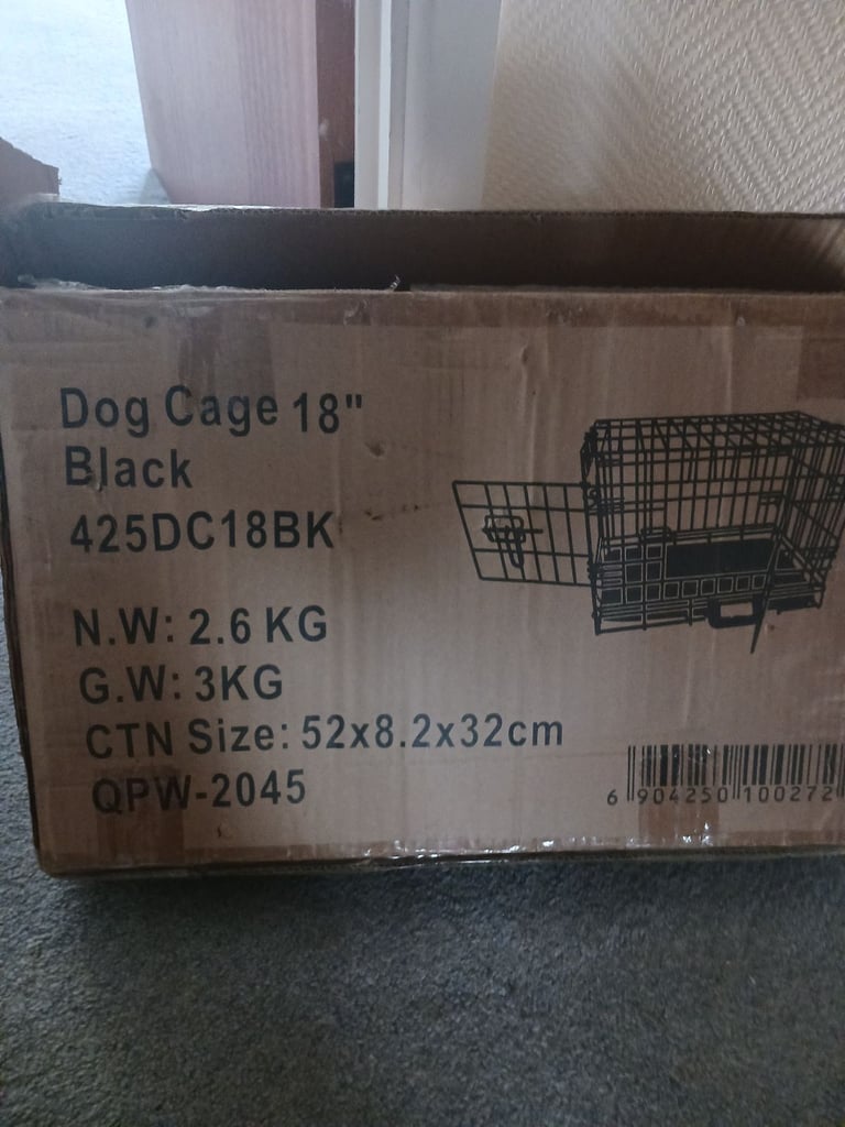 18 inch dog cage