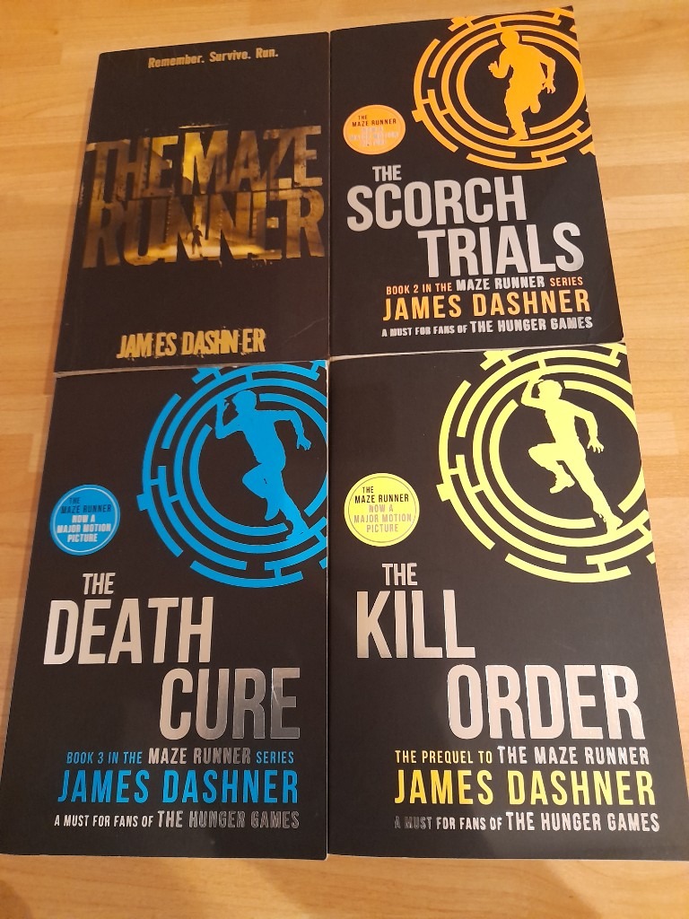 Maze Runner set of 4 books