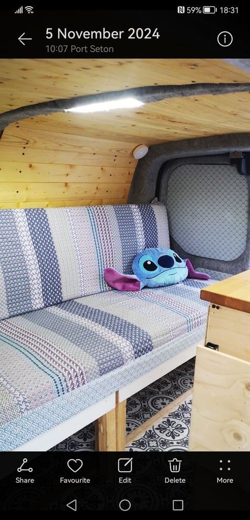 Ford, TRANSIT CONNECT, mini camper. 