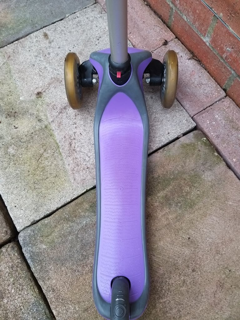 Purple Globber 3 wheel scooter