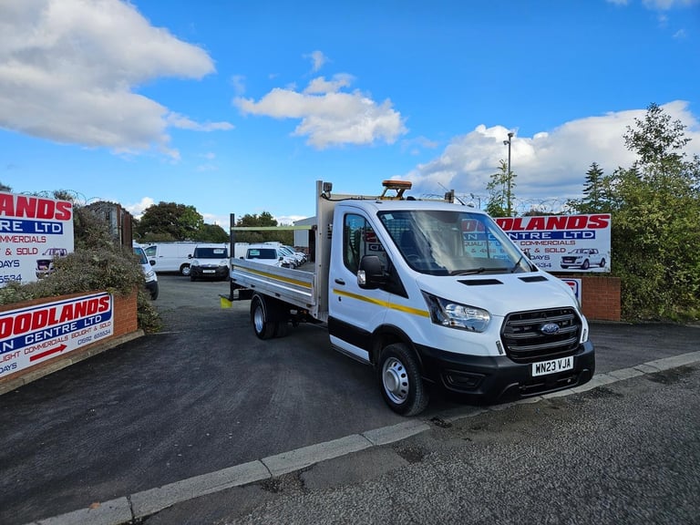 2023 ON 23 PLATE FORD TRANSIT 350 LEADER TDCI RWD LWB DROPSIDE PICK UP 61 ULEZ 