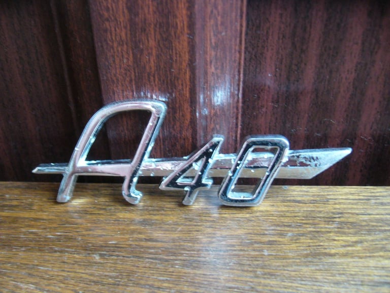 Austin A40 Car Boot/ Tailgate Badge A40 Farina 1959 - 1975