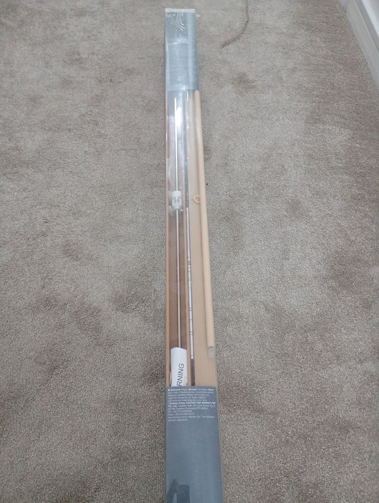 NEW Boxed - Set of beautiful Oak Natural Light wooden Venetian Blinds 120x 160 drop