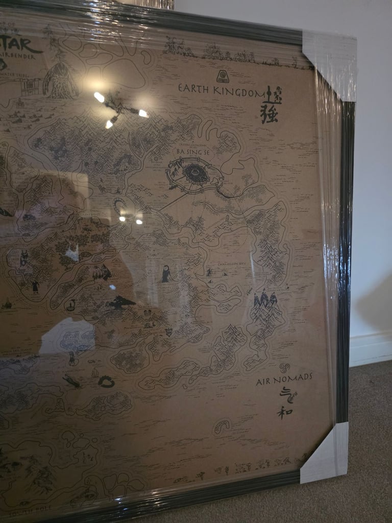 Avatar the last airbender professionally framed artwork