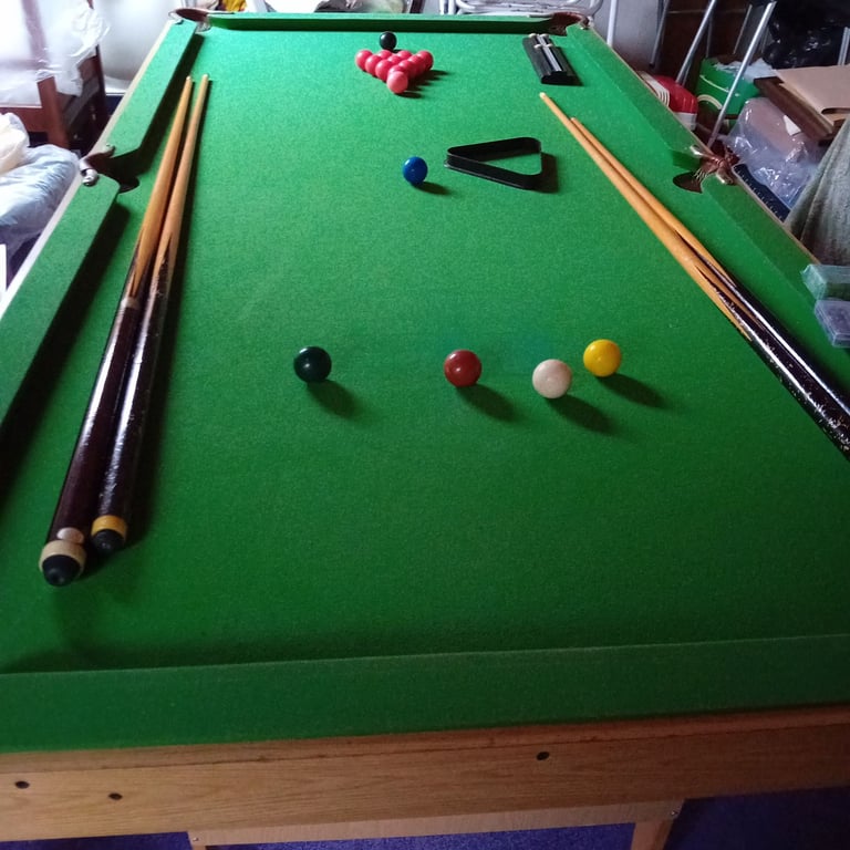 3ft x 6ft snooker table