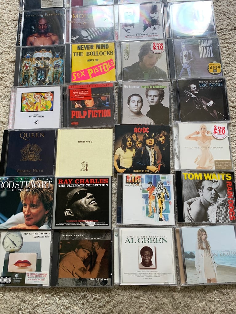 300 CD’s Rock,Blues, Jazz, Pop plus others 