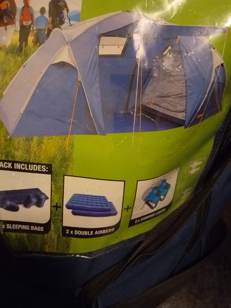 Halfords Family Tent Pack - used condition.