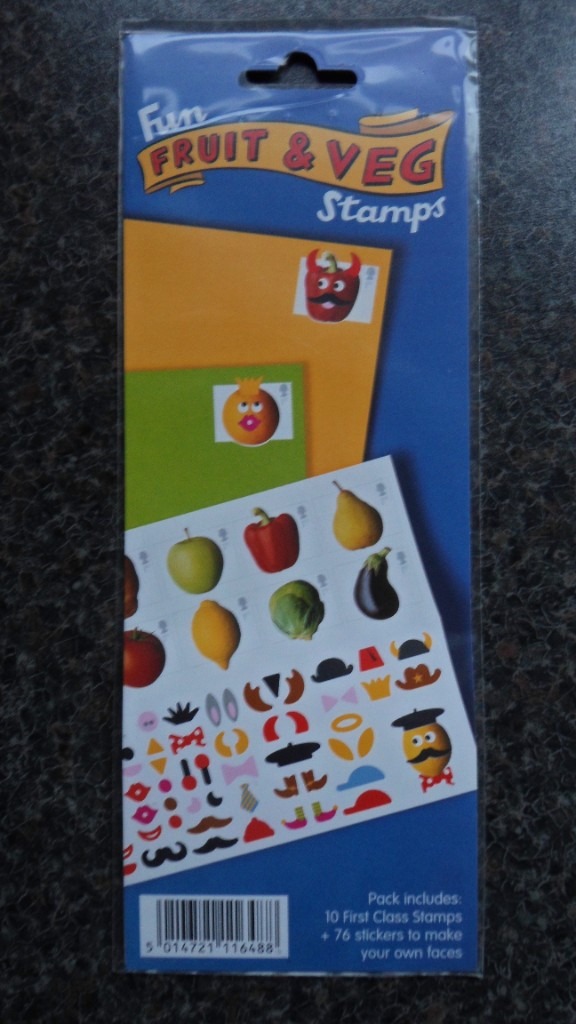 image for Fun Fruit & Veg Stamps - brand new!
