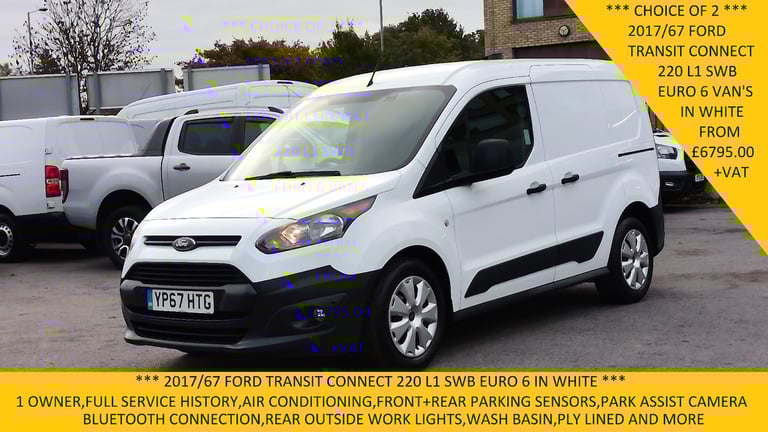 2017 Ford Transit Connect 1.5 TDCi 100ps Van PANEL VAN DIESEL Manual