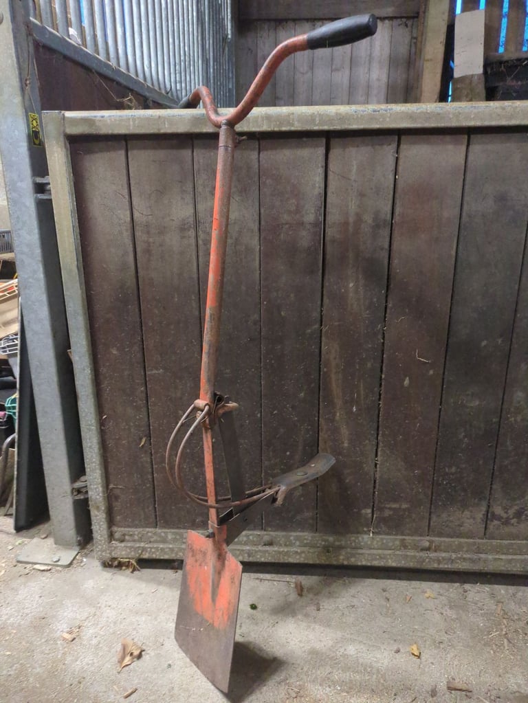 image for Mechanical back-saver Spade Vintage Digging tool