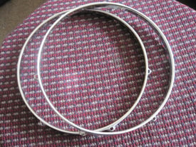 !!RARE FIND!! VINTAGE 60s USA ROGERS 12 inch 6 LUG DRUM HOOPS (COLLECTION LE27QT)