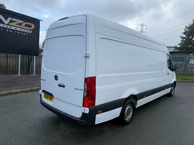 2020 MERCEDES-BENZ SPRINTER 314 CDI L3H2 LWB HIGH ROOF PANEL VAN WHITE DIESEL