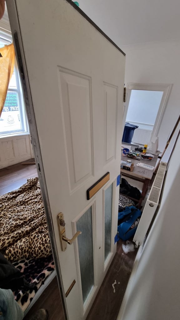 Composite external front door
