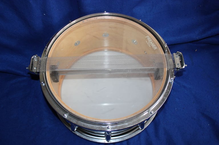 Premier Black Shadow 14in x 8in Snare Drum ~ 10 Hole Die Cast Hoops ~ Flo Beam Mechanism ~ £395 ono