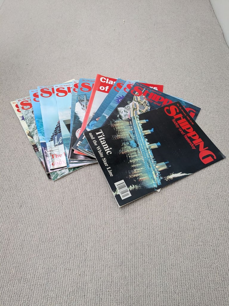 Shipping today and yesterday magazine Bundle 1998 - 2001 48 issues OTO