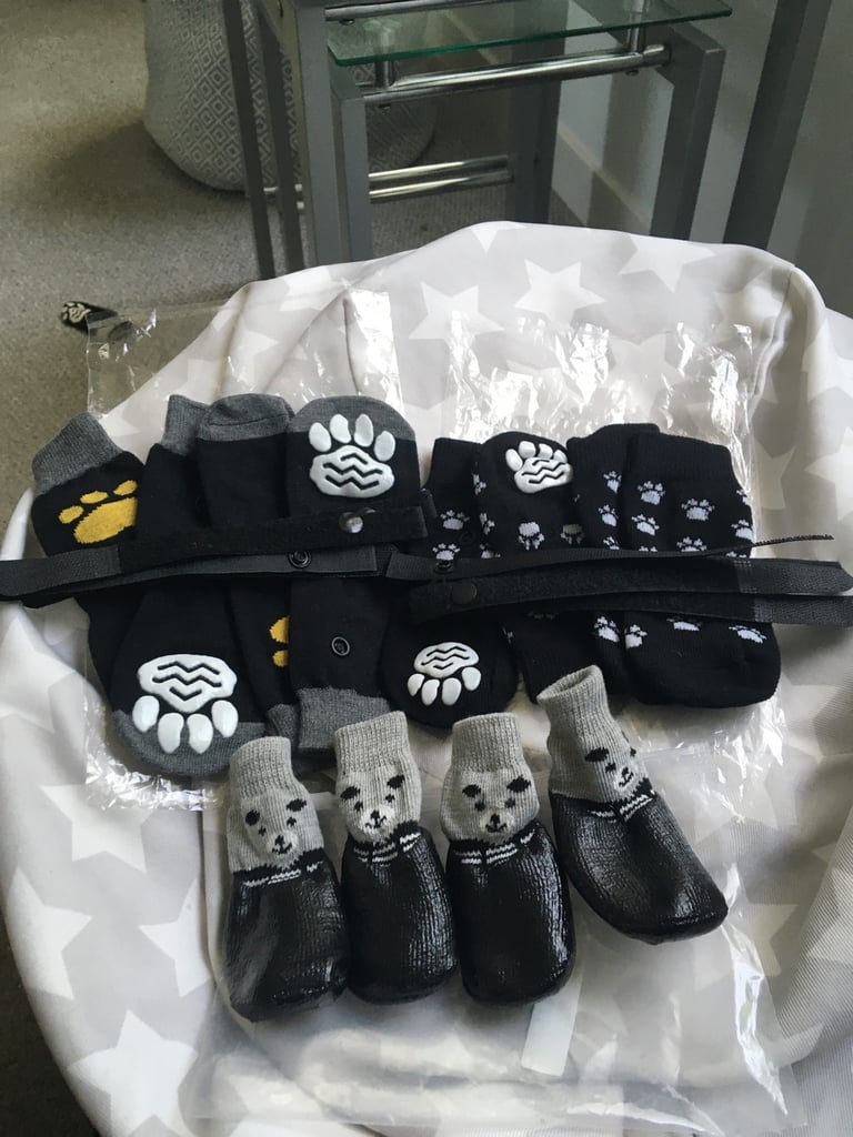 image for Unused packs dog socks £3 pack
