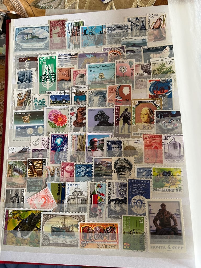 Stamp  collection 