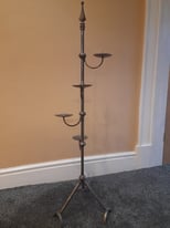 image for Wrought iron candle stick REDUCED 