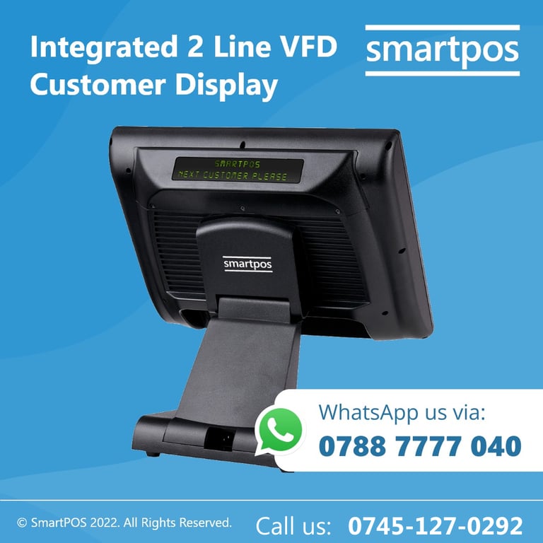15” NEW EPOS System Retail Hospitality Salon Takeaway Restaurant With Software