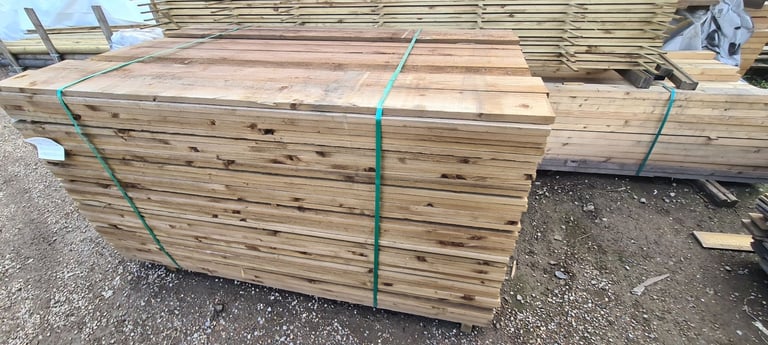 Timber fencing materials 