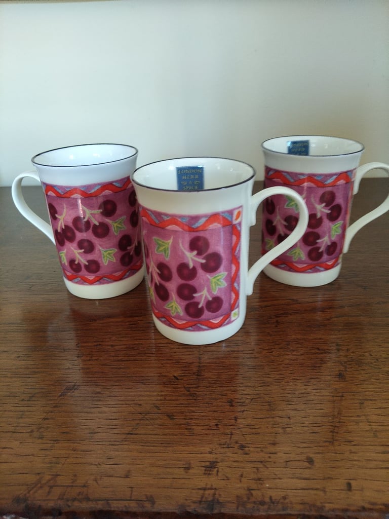 MUGS, JUGS, CRUET SET, & PLATES