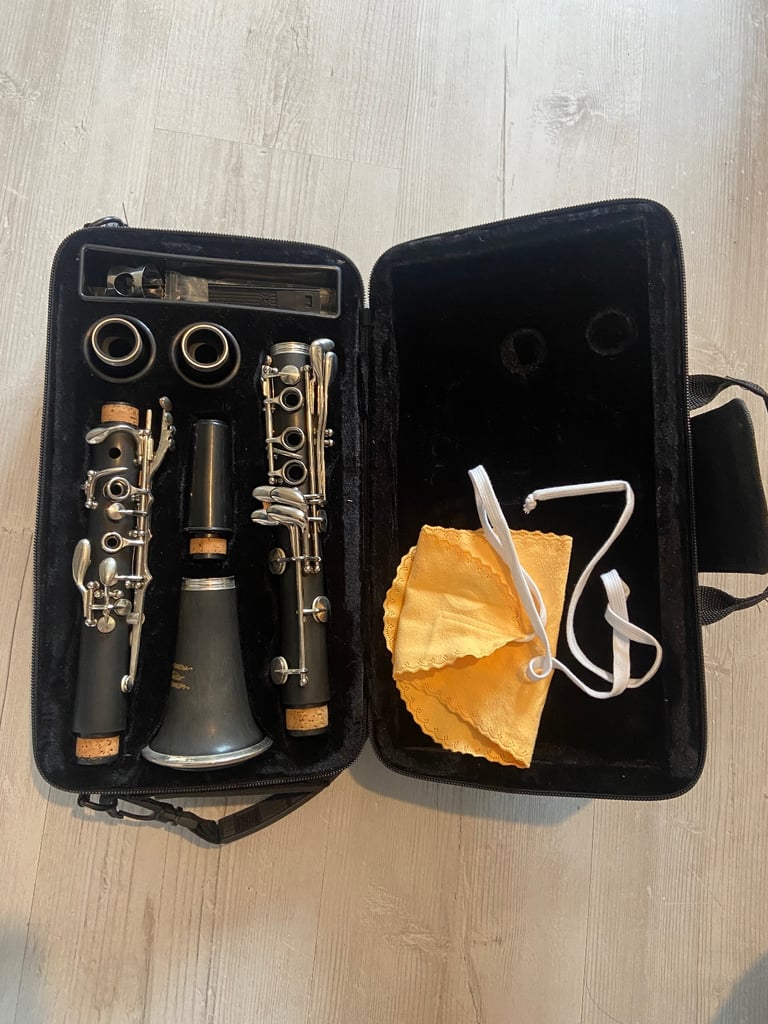 image for Clarinet with case, books and accessories 
