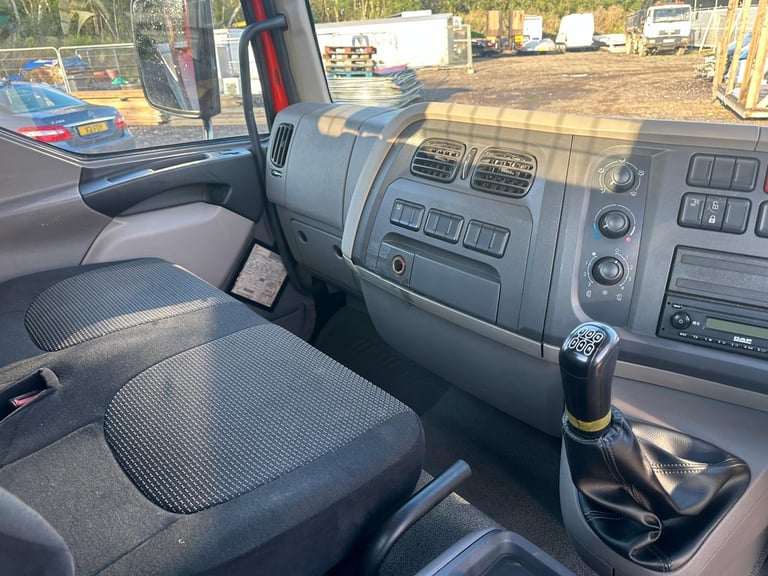 DAF TRUCKS LF150 2015 Euro 6 7.5 ton dropside truck Manaul scaffold