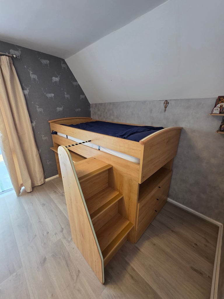 image for Gautier mid sleeper bed kids with extras 1800 pounds worth new